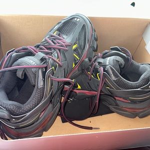 Men’s 8 black balenciaga track sneakers